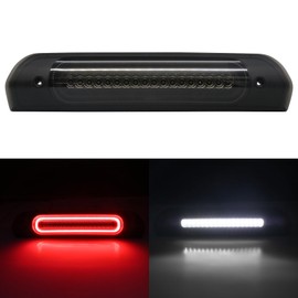 Smoked LED Third Brake Light Replacement for 2002-2008 Ram 1500/2003-2009 Ram 2500 3500 3rd Brake Light High Mount Stop Rear Brake Light White Cargo Lamp for Ram