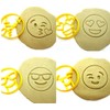 T3D Cookie Cutters Emojis Theme 4pcs Set Cookie Cutter, Face