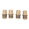 8Pack Wine Bottle Torch Kit Long Life Torch Wicks Brass