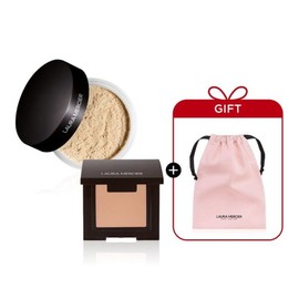 Laura Mercier 갤러리아 트랜스루센트 루스 세팅 파우더 + 아이 컬러 세트A Galleria Translucent Loose Setting Powder + Eye Color Set A