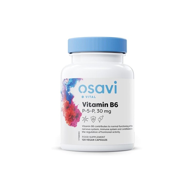 Osavi Vitamin B6 - P-5-P, 30mg - 120 Vegan caps