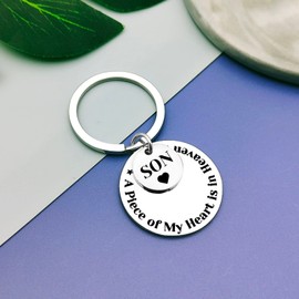 Sympathy Gifts for Loss of Son Memorial Gift Keyring for Infant Loss of Baby In Memory of Son Gift Loss of Son Keychain Miscarriage Remembrance Gift Grieving Mother Gift for Women Bereavement Gifts