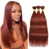 Hxxcoup Women's Real Hair Wig, 5 x 5 Lace Human
