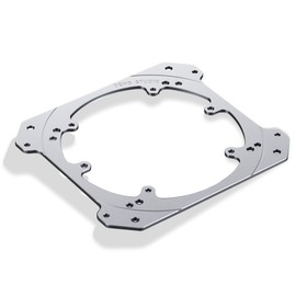 DolDer 2.5 / 3.5 Inch Hard Drive Holder Hard Drive Adapter Mouting Removable Frame Installed on PC 12/9 cm Fan (Silver)