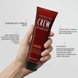American Crew Firm Hold Styling Gel, 250 Ml