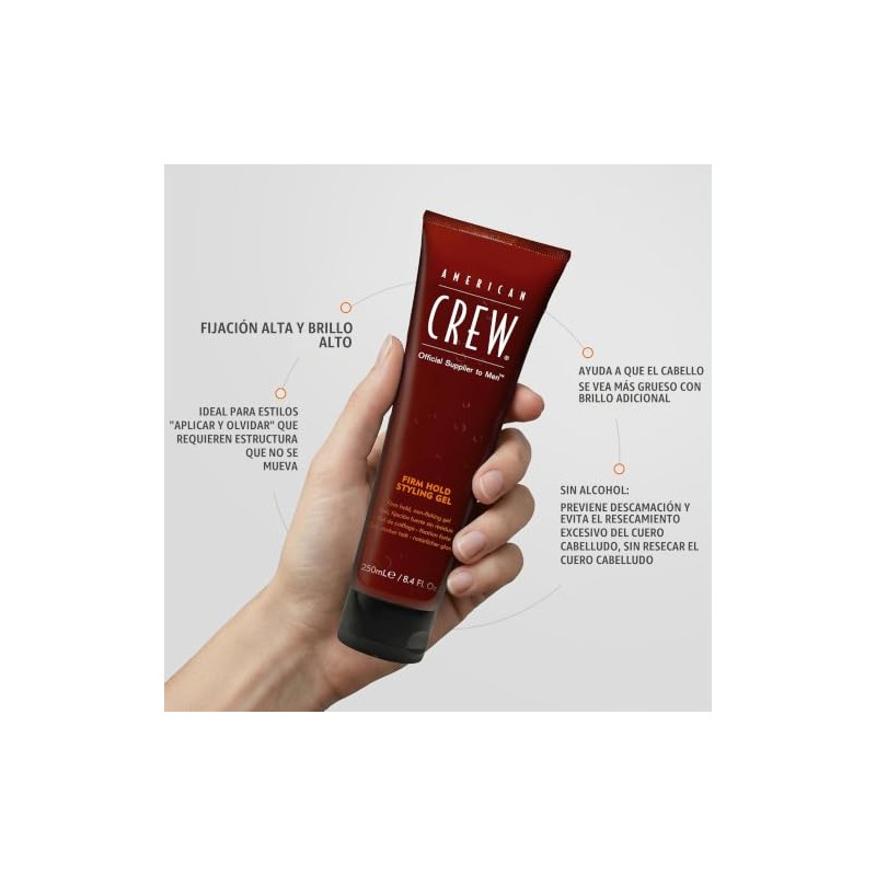 American Crew Firm Hold Styling Gel, 250 Ml