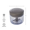 KitchenAid Manual Food Chopper, Charcoal Gray, 3.8 Cups