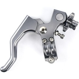 Avan Knight KRB308 Short Clutch Lever Handle for Motorcycles 0.9 inches (22 mm) 4mini Monkey Ducks SR Estrella Racer Replica Naked Off-Road etc General Purpose Goods (Gray)