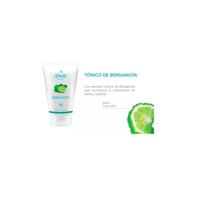 Shampoo De Bergamota Tonico Gomita Bio Colagno Cabello Shelo