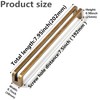SYZOW 6 Pack Antique Brass Cabinet Pulls 192mm Hole Centers