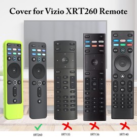 Case for Vizio XRT260 Voice Remote Control 2023/2021, Cover for VIZIO XRT260 Smart TV Remote Silicone Skin Sleeve Glow in The Dark Green