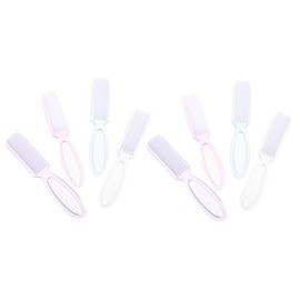 Baluue 8 Piezas cepillo de limpieza de uas colector de polvo de uas clper recortadora gel pinceles para uas herramienta de limpieza de uas...         