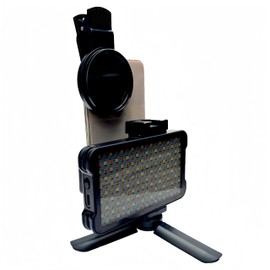 CPL Polarizer Filter & Adjustable Phone Light Tripod Set, Rechargeable LED Photography Selfie Tattoo Fill Light Clip, 52mm Universal Clip-on Circular Polarizer Lens Filter for Reducing Reflections