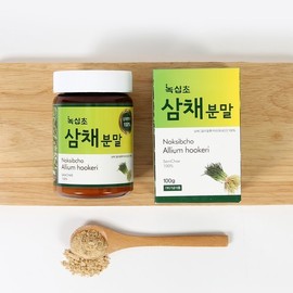 Nokshipcho 녹십초 삼채 국내산 100% 분말 100g x2병 Nokshi Cho Samchae Domestic 100% Powder 100g x2 Bottles