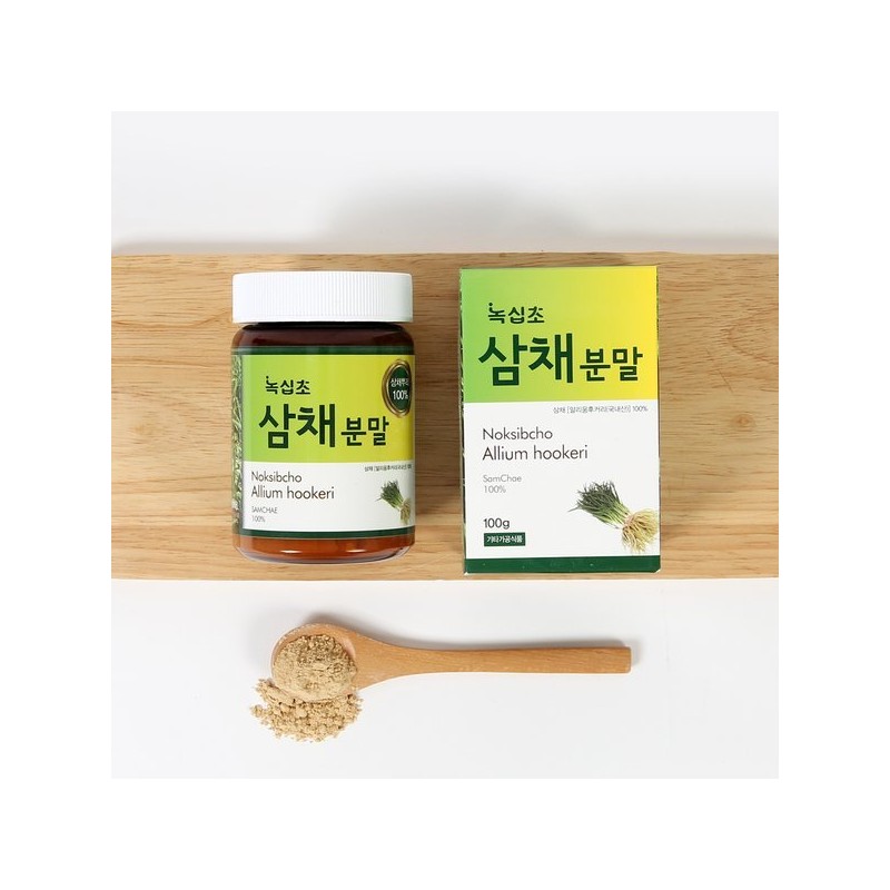 Nokshipcho 녹십초 삼채 국내산 100% 분말 100g x2병 Nokshi Cho