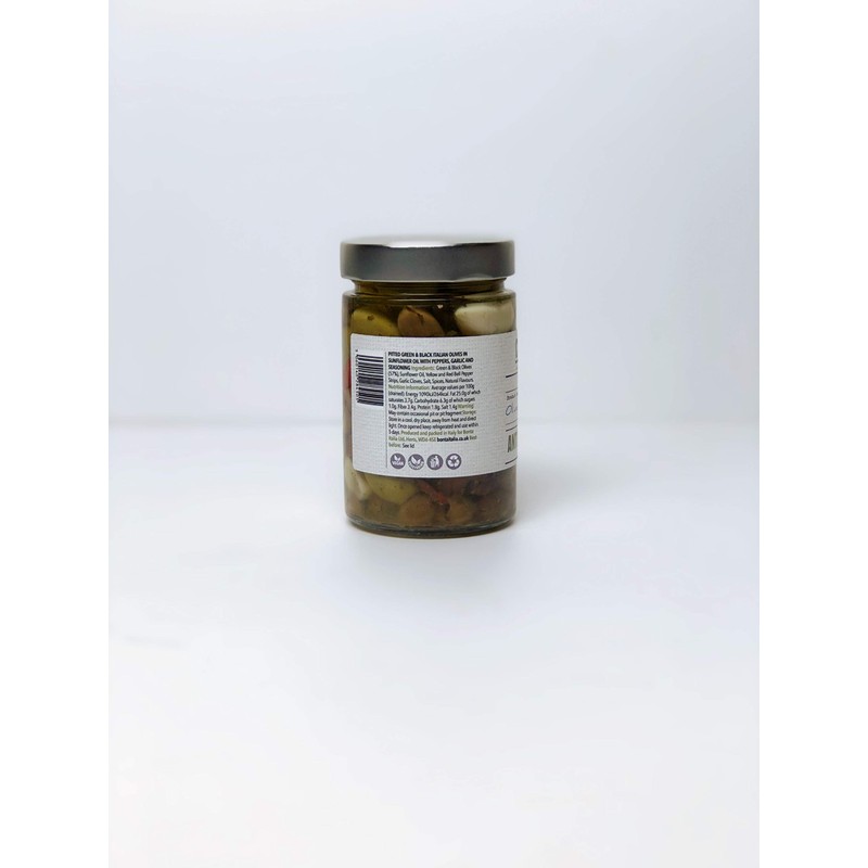 Casalinga Marinated Pitted Italian Antipasto Olives, 290 g