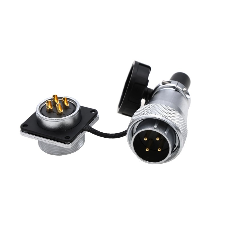 ZBLZGP WS24 4 Pin Aviation Circular Connector Male Plug and