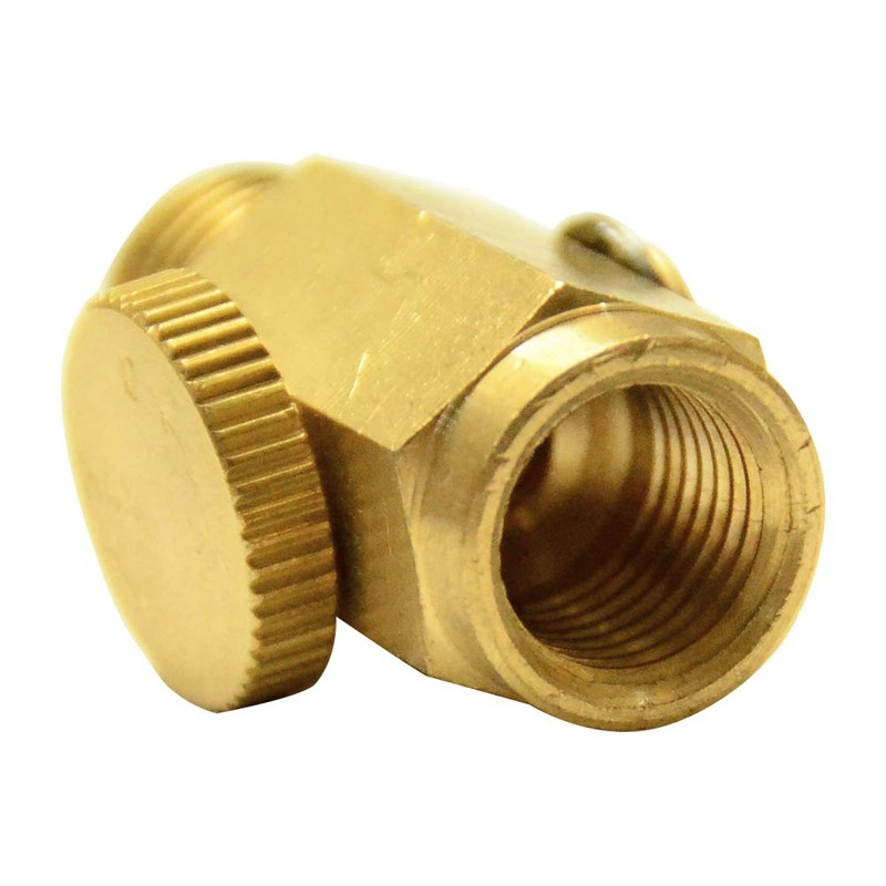 Quickun Pneumatic Brass In-Line Air Flow Regulator Valve, 1/4" NPT