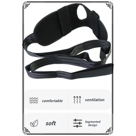 NIPOGEAR Stretching Strap，Segmented Adjustment of Auxiliary Foot Stretching Strap，stretch Straps with Loops，Calf Stretcher，Yoga Foot & Leg Stretch Strap (black)