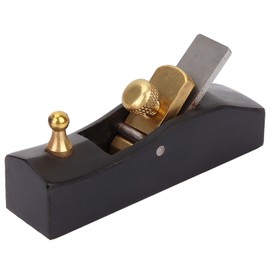 Cepillo para Trabajar la Madera, Hoja de Manganeso 65, Cepillo Manual de Madera de ébano de Primera Calidad, para Cortar, Pulir y Desbarbar, Cepillo Plano para Carpintero (80mm)