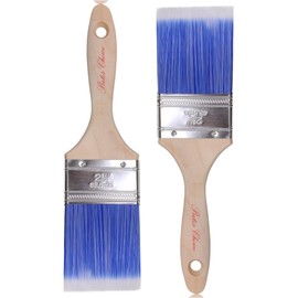 Bates Paint Brushes, 2.5-Inch, 2 Pack, Treated Wood Handle for Walls, Furniture, and Staining
