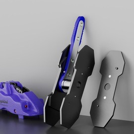 Brake Caliper Press Tool Car Piston Spreader Pad 360 Degree Swing Ratchet Hand Wrench Expander for Single Twin Quad Piston Disc Brake:_blue