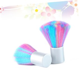 Ipetboom 2sets Nail Art Dust Brush Nail Powder Cleaning Brush for Manicure and Makeup 2pcs*2
