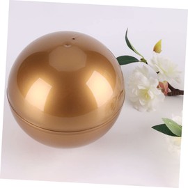 Kisangel 12cm Diameter Gold Balls Raffle Drawing Balls Plastic Props for Parties Games and Events