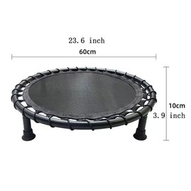 Silent Basketball Training mat Basketball Training Rebounder, Mini Trampoline for Ball Control and Dribbling Practice