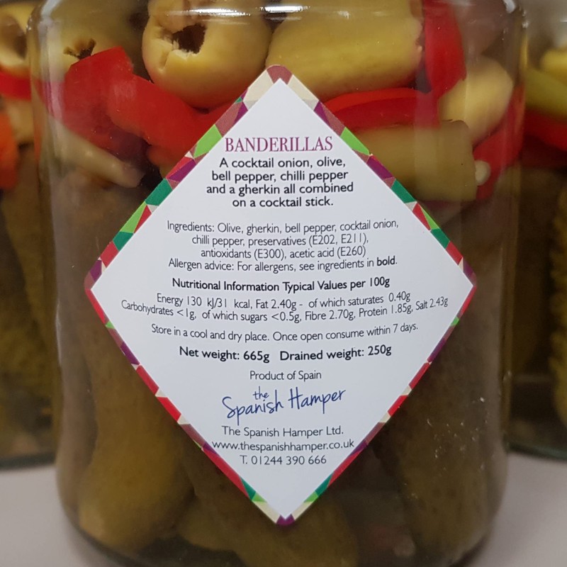 Banderillas Pickled | A Cocktail Onion, Olive, Bell Pepper, Chilli