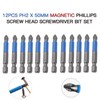 Joyangy 12pcs PH2 Magnetic Screw Head Screwdriver Bit Set, Alloy