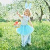 FILOEEX 4 Pcs Bunny Costume for Girls,Easter Bunny Dress up