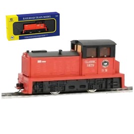 BrickBounty HO Scale Train Locomotive, 1:87 Power Train Locomotive Compatible with All HO Model Railroads, Collection for Miniature Model Train Enthusiasts (96000)