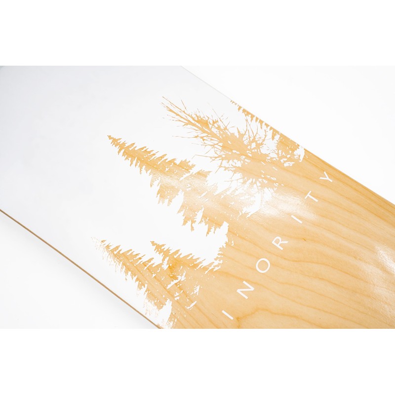 MINORITY Downhill Maple Longboard | 40-inch Drop Trough Deck |