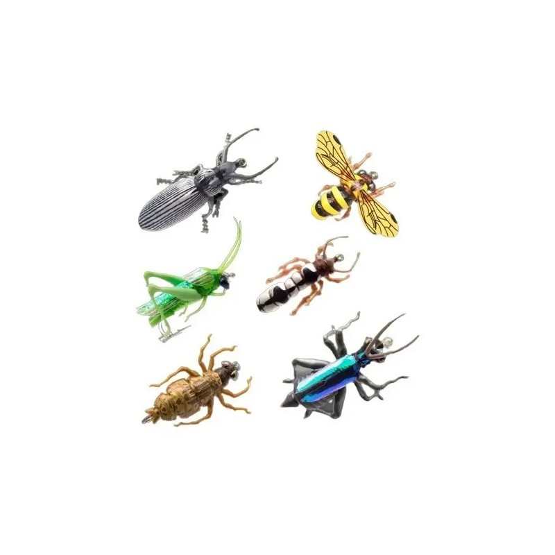 Set Moscas Para Pesca Agua Dulce Terrestrial 6 Pzas Yazhida