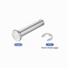 QUARKZMAN 10Set M6x30mm Perno Posizionamento Cilindrico Elastico Albero Acciaio Inossidabile