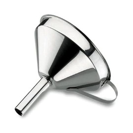 Lacor-62515-FUNNEL WITH STRAINER STNLS 18/10 14 CMS.