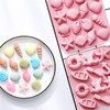 Seashell and Nautical Silicone Mold Set, 2 Pack Pink Ice