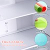 FFXQCTFF 16Pcs Fridge Liners Washable Refrigerator Shelf Liners,EVA Trimmable Fridge
