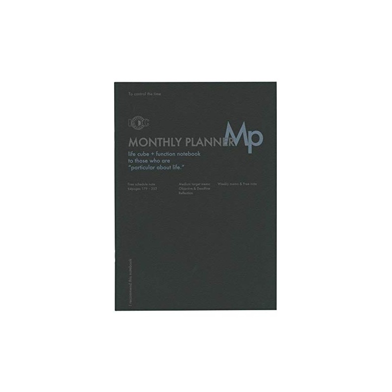 B5 Function Notebook MONTHLY PLANNER LDNT-B5
