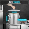 304 Stainless Steel Airtight Canister for Kitchen, 3.2Gal Canisters Container