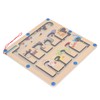 Magnetic Color and Number Maze Board Early Education Wooden Matching