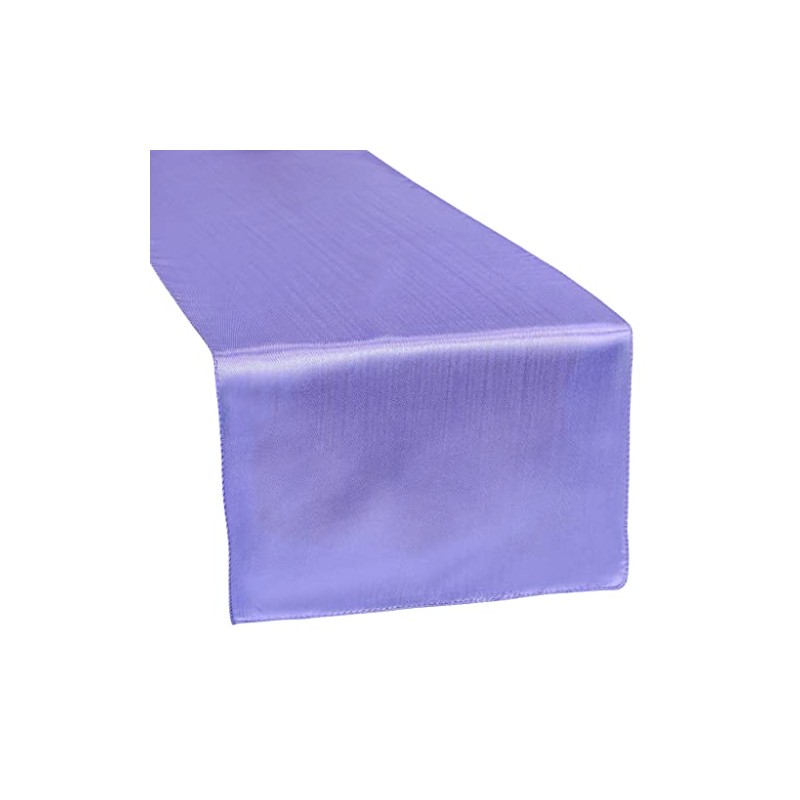 RCZ Decor Pretty Purple Satin Table Runner, 14 x 108