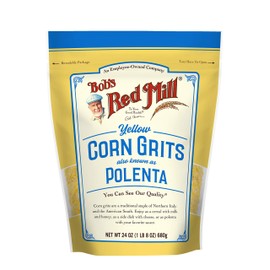 Bob's Red Mill Corn Grits / Polenta, 24oz (Pack of 1) - Vegan, Kosher