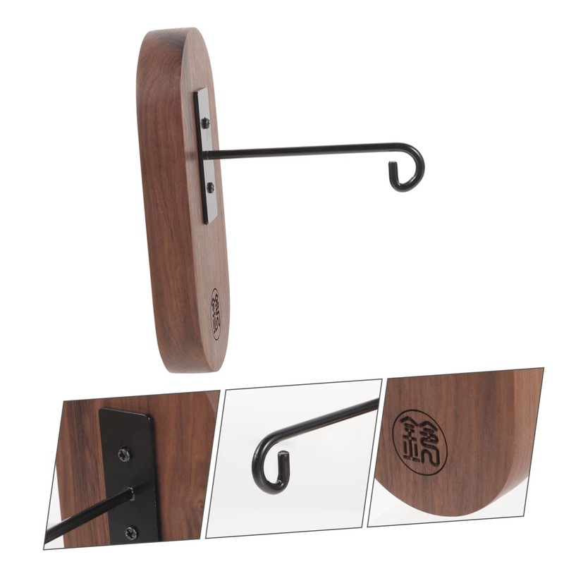 ORFOFE Polyphonic Wind Chime Stand Wooden Wall Wind Chime Bracket
