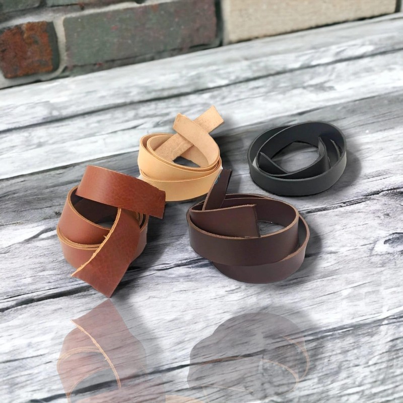 MG Lavorazione Artigianale Leather Strip for Belts, Width: 40 mm,