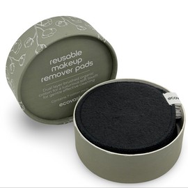 Ecovask Reusable Makeup Remover Pads 7 Pack Dark Grey