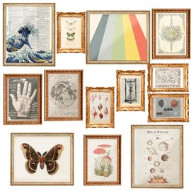 Fardes Vintage Decor for Home Wall Decoration, 13pcs Aesthetic Vintage Posters for Vintage Room Decor, Vintage Artworks, Vintage Pictures for Women