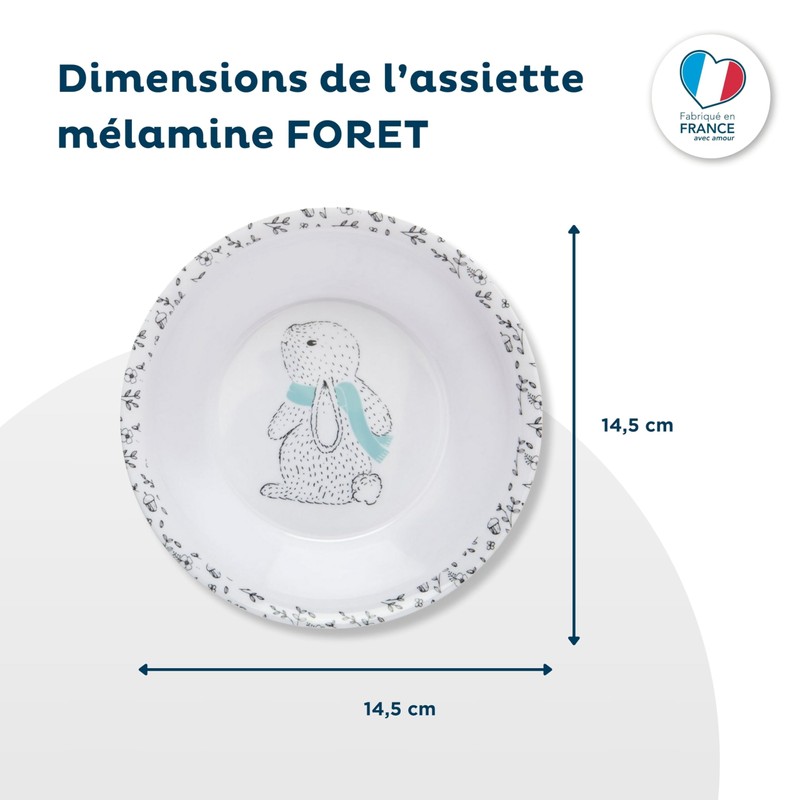 Thermobaby Melamine Forest Bowl - Practical - Lightweight - Small