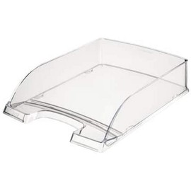 Leitz Plus Slim Letter Tray for A4, transparent